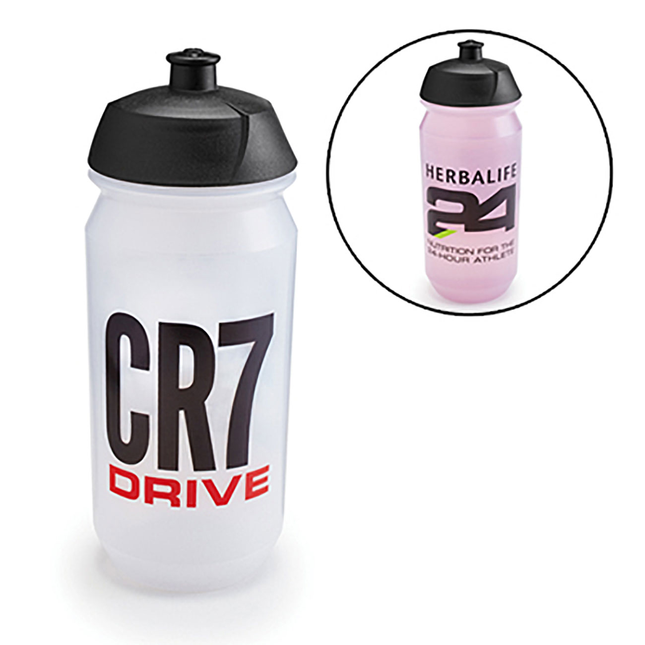 Herbalife Borraccia trasparente CR7 Drive 550 ml