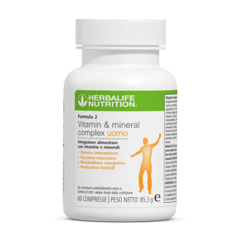 Herbalife Formula 2 Vitamin & Mineral Complex Uomo