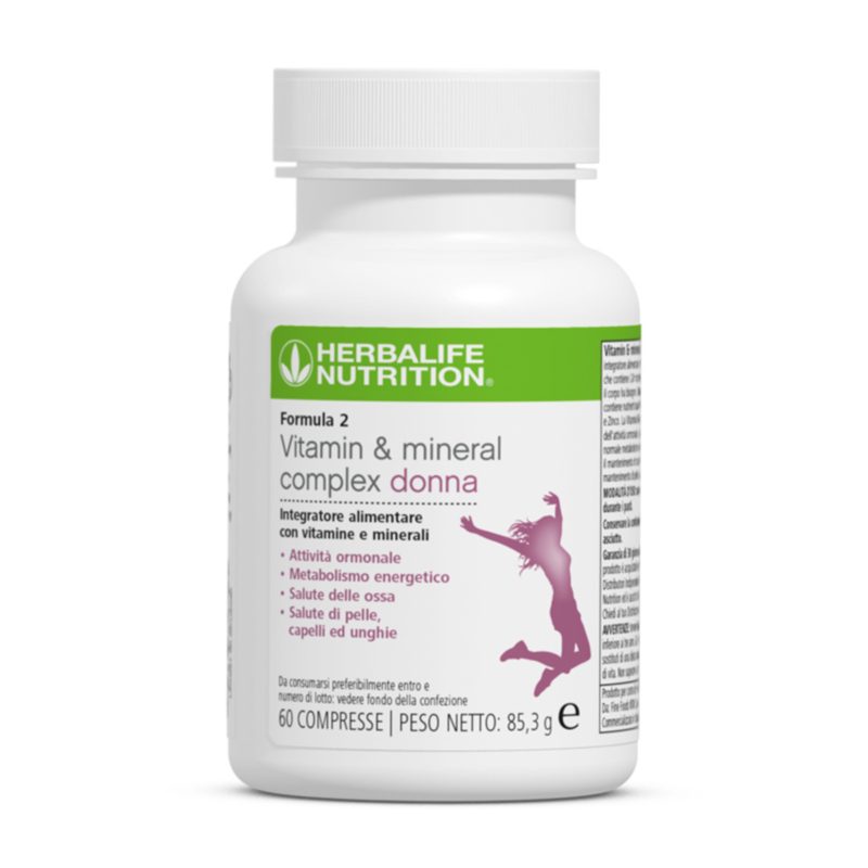 Herbalife Formula 2 Vitamin & Mineral Complex Donna