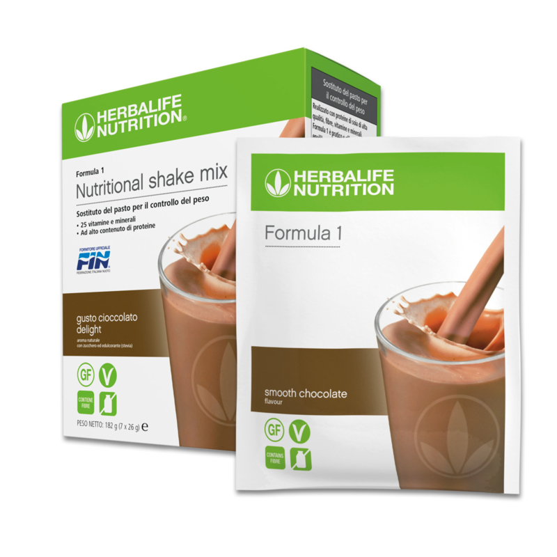Herbalife Formula 1 - Frullato Cioccolato Delight 7x26g